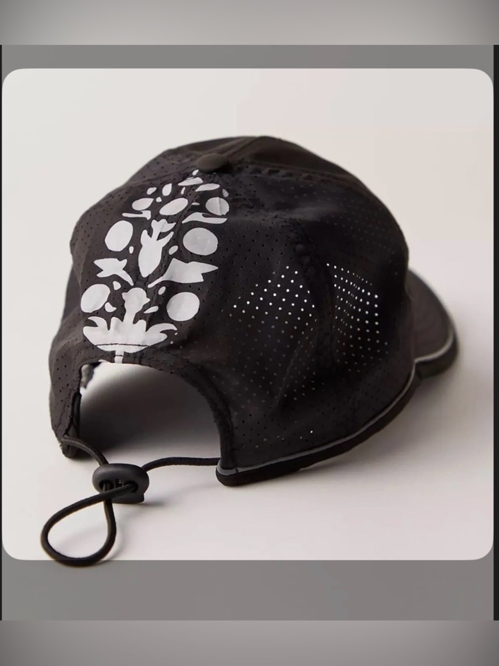 NWT Free People Jumpshot Bungee Black Baseball Cap.